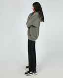 ALL ABOUT EVE PERFORMANCE O/S HOODIE - CHARCOAL