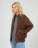 ALL ABOUT EVE KIRA BOMBER - BROWN