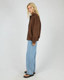 ALL ABOUT EVE KIRA BOMBER - BROWN