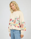 ALL ABOUT EVE ALFRESCO BOX CREW - VANILLA