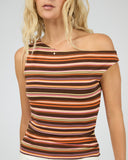 ALL ABOUT EVE SOLEIL OFF THE SHOULDER TOP - STRIPE