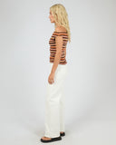 ALL ABOUT EVE SOLEIL OFF THE SHOULDER TOP - STRIPE