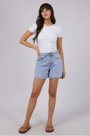 ALL ABOUT EVE HARLEY BERMUDA SHORT - BLEACH