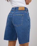 LEXIE DENIM JORT - HERITAGE BLUE