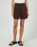 ALL ABOUT EVE STEVIE DENIM SHORT - BROWN