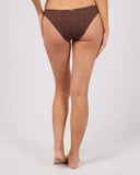ALL ABOUT EVE IVY HI CUT CHEEKY PANT - CHOCOLATE