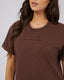ALL ABOUT EVE WASHED TEE - BROWN
