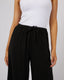 ALL ABOUT EVE LUXE LINEN PANT - BLACK