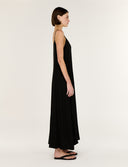 STAPLE THE LABEL SEREN V NECK MAXI DRESS - BLACK