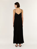 STAPLE THE LABEL SEREN V NECK MAXI DRESS - BLACK