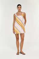 STAPLE THE LABEL VEDA MINI DRESS - STRIPE