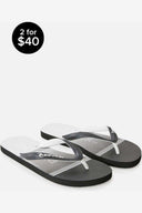 BREAKERS BLOOM OPEN TOE - BLACK/GREY