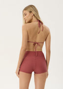 AFENDS INDY BIKINI TOP - ROSE CHECK