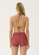 INDY SWIM SHORT - ROSE CHECK