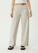 AFENDS SOFIA WIDE LEG PANT - REVERB MOONBEAM CHECK