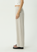 AFENDS SOFIA WIDE LEG PANT - REVERB MOONBEAM CHECK