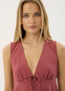 AFENDS DAHLIA SHORT SLEEVE TOP - INDY ROSE CHECK