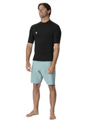 VISSLA HIGH SEAS II 1MM SHORT SLEEVE JACKET - BLACK 2