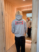 MOUNT SURF SHOP BOX HOODIE - GREY MARLE