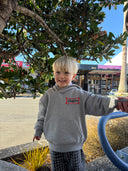 MOUNT SURF SHOP KIDS HOOD - GREY MARLE