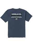 VISSLA STOKE SUPPLY ORGANIC BLEND SS TEE - NAVY
