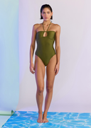 IRINA CUT OUT ONE PIECE - KHAKI