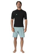 VISSLA HIGH SEAS II 1MM SHORT SLEEVE JACKET - BLACK 2