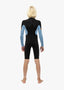 VISSLA 7 SEAS RADITUDE BOYS 2-2 LONG SLEEVE SPRING SUIT - BLACK WITH BLUE