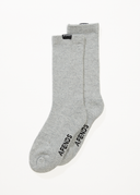 EVERYDAY RIBBED CREW SOCKS - SHADOW GREY