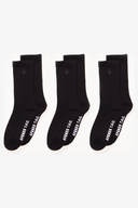 AFENDS FLAME - SOCKS THREE PACK - BLACK
