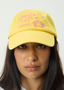 AFENDS SUNBAKE PANELLED CAP - LEMON