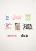 AFENDS DROP ZONE STICKER PACK - MULTI