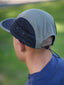 JUST ANOTHER FISHERMAN ADVENTURE 5-PANEL CAP - BLACK