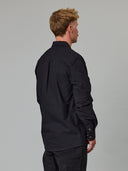 JUST ANOTHER FISHERMAN ANCHORAGE SHIRT - DEEP BLACK
