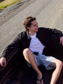 JUST ANOTHER FISHERMAN ANCHORAGE SHIRT - DEEP BLACK