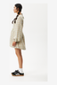 AFENDS KALI - LONG SLEEVE MINI DRESS - PISTACHIO CHECK