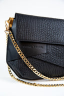 THING THING ANNASTAIA BAG - BLACK BUBBLE LEATHER