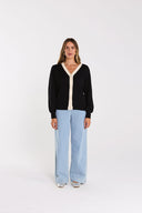 ARMOUR CARDIGAN - BLACK