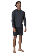 VISSLA HIGH SEAS II 1MM LONG SLEEVE JACKET - GRAPHITE