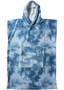 VISSLA BOYS CHANGING PONCHO - BLUE TIE DYE