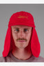 JUST ANOTHER FISHERMAN BILLFISH FLAP CAP - RED