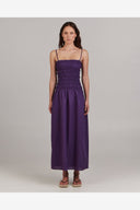 CHARLIE HOLIDAY AMANDA MAXI DRESS - DEEP PURPLE
