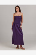 CHARLIE HOLIDAY AMANDA MAXI DRESS - DEEP PURPLE