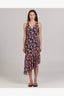 CHARLIE HOLIDAY DOMINIQUE MIDI DRESS - MYSTIC FLORAL