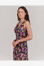 CHARLIE HOLIDAY DOMINIQUE MIDI DRESS - MYSTIC FLORAL