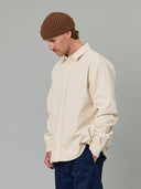 JUST ANOTHER FISHERMAN BOXY RIPPLE SHIRT - BONE