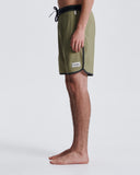 GUNNIE 20" SCALLOP BOARDSHORT - MOSS