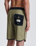 GUNNIE 20" SCALLOP BOARDSHORT - MOSS
