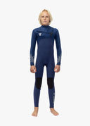 VISSLA HIGH SEAS BOYS FIRE 4-3 FULL CHEST ZIP - DEEP ROYAL