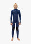VISSLA HIGH SEAS BOYS FIRE 4-3 FULL CHEST ZIP WETSUIT - DEEP ROYAL